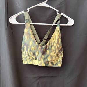 Stylish Green and Yellow Women's Bralette